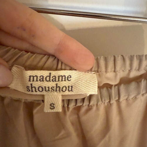 Madame Shou Shou skirt new, tulle with embroidery and sequins, beige