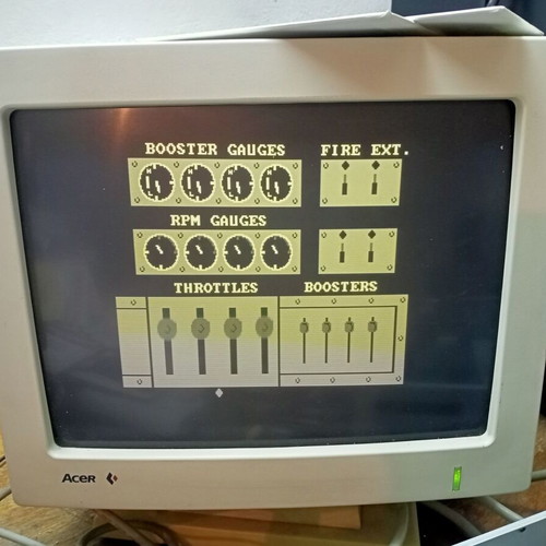 Acer CGA Monochrome Monitor used