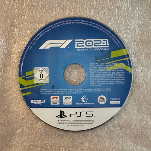 F1 2021 The Official Videogame used for PlayStation 5
