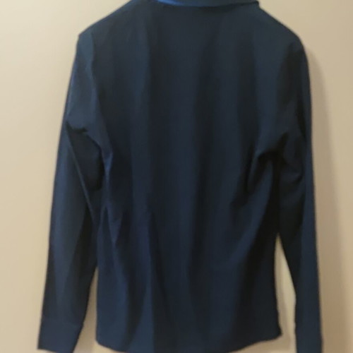 Gant long-sleeve polo shirt medium blue like new