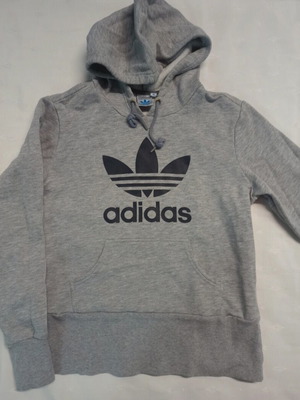 Adidas Hoodie μεταχειρισμένο, μέγεθος medium, μαύρο και γκρι