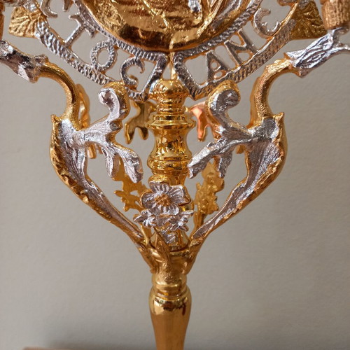 Gilded Resurrection Candle Holder 40 cm new, 3-position