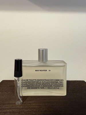 Comme des Garcons Max Richter 01 decanted authentic perfume sample