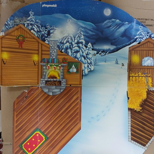 Playmobil Christmas Scene like new