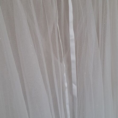 Bianco wedding dress like new, size XXL 44, white