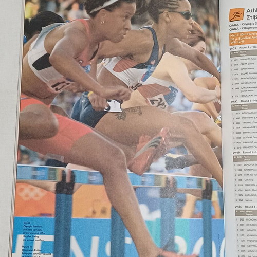 Athens 2004 Olympic Games Official Daily Program 11 Days like new