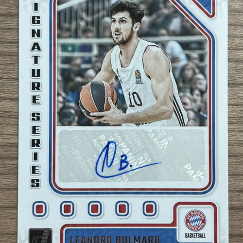 Panini Donruss Euroleague Basketball Signature Series Leandro Bolmaro autograph card like new 2023-24