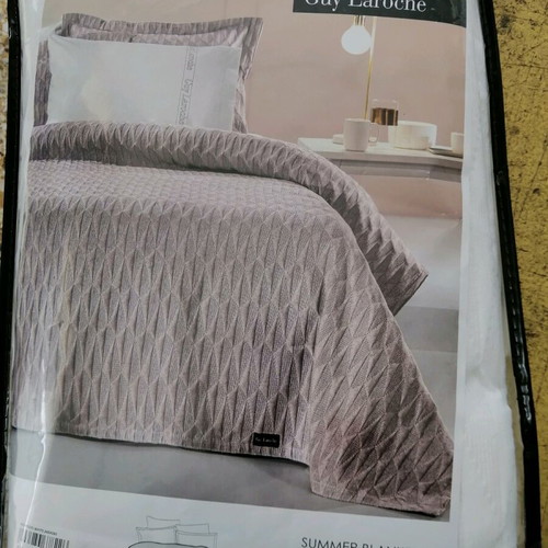 Medici blanket Guy Laroche super king size new, white 245x260