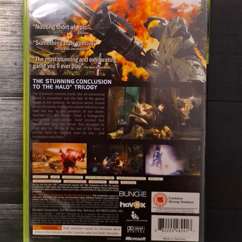 Halo 3 Xbox 360 παιχνίδι μεταχειρισμένο, action