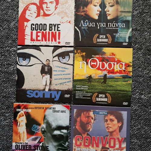 14 DVD movies like new with Greek subtitles, pack