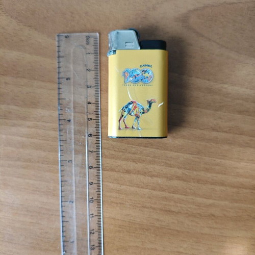 Camel promotional lighter used, functional, 100 years anniversary, collectible