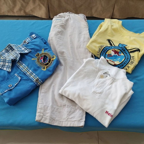 Teen Boys' Clothing Set No 10-12 with Puma Shirt, Melone Polo, GOSS 88 Shorts like new