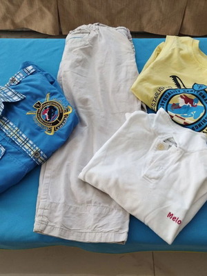 Teen Boys' Clothing Set No 10-12 with Puma Shirt, Melone Polo, GOSS 88 Shorts like new