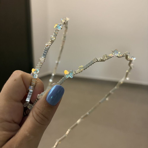 Wedding crowns new with box and pins