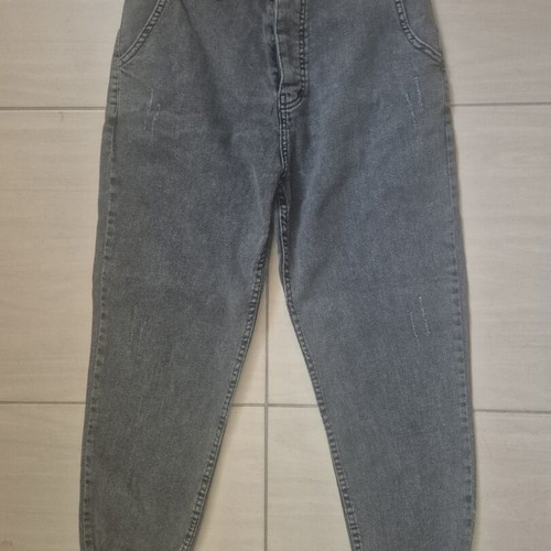 Jeans jogger gray like new, waist 38cm, height 94cm