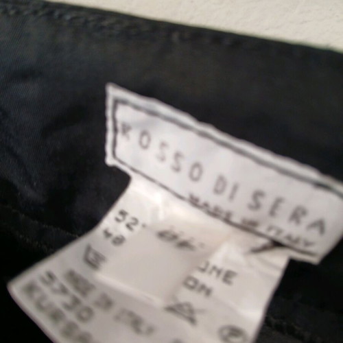 Rossodisera Capri pants new, black with green stripes