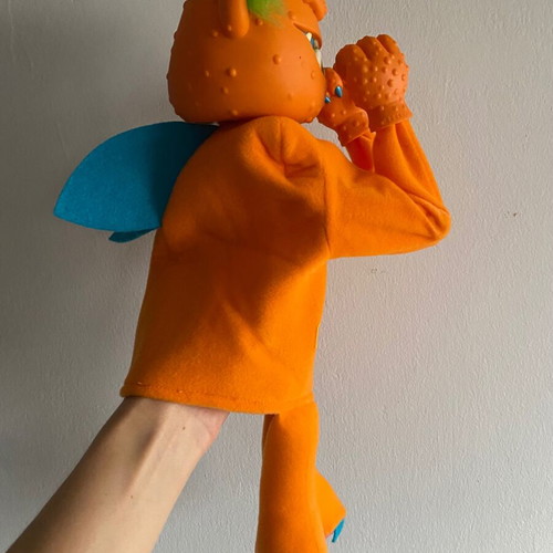 Boink'rs Okee Dokee Monster Boxer Puppet 1986 used vintage toy