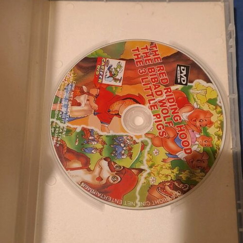 Τρία παραμύθια DVD μεταχειρισμένο, μεταγλωτισμένο κινούμενα σχέδια
