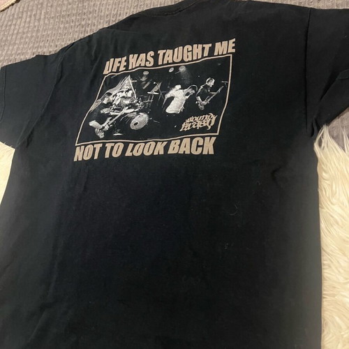 T-shirt Tae 2XL oversized used, black athletic short sleeve