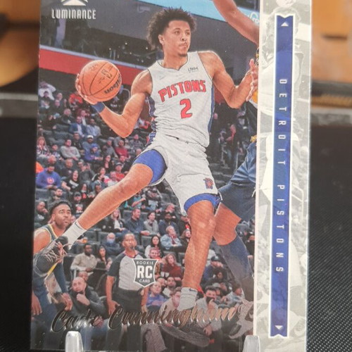 Panini NBA Chronicles 2021-22 Cade Cunningham Luminance Silver RC card like new