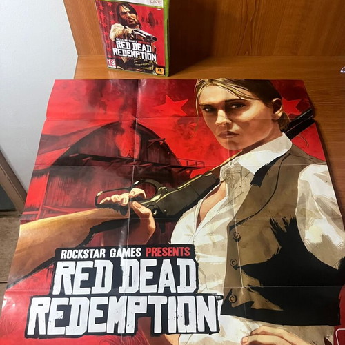 Red Dead Redemption Xbox 360 game used, complete with map and manual
