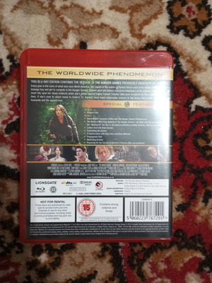 Blu Ray Hunger Games 1 The Unseen Version σαν καινούργιο, συλλεκτική έκδοση