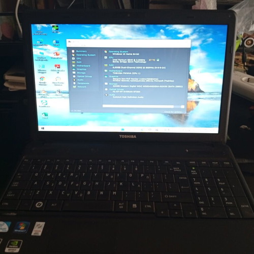 Toshiba Satellite C660 laptop with Intel Pentium, 6GB RAM, 240GB SSD