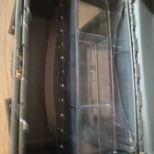 Delsey toiletry bag like new, black, 35x23 cm