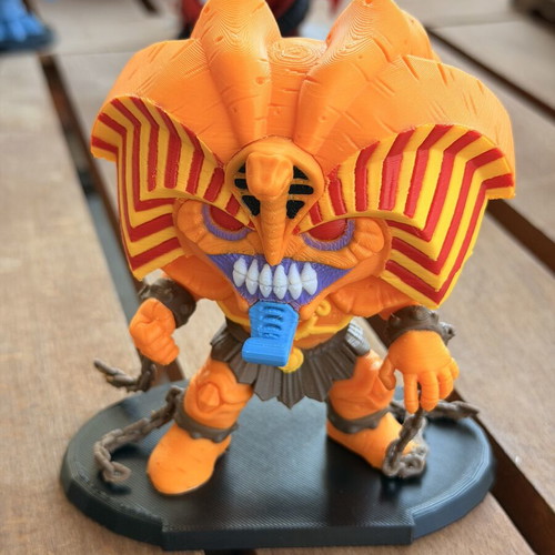 Yu-Gi-Oh Exodia the Forbidden One figure 12cm, 3D printed