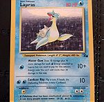  Συλλεκτική κάρτα χρυσή Pokémon , σπάνια από την πρώτη συλλογή,Lapras