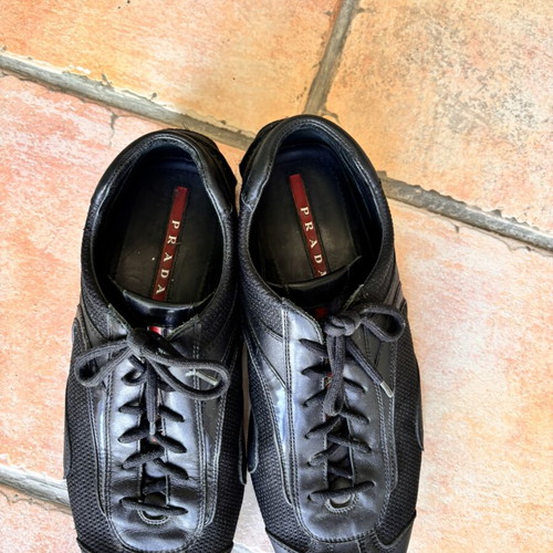 Prada Linea Rossa Monte Carlo shoes like new, size 42, black