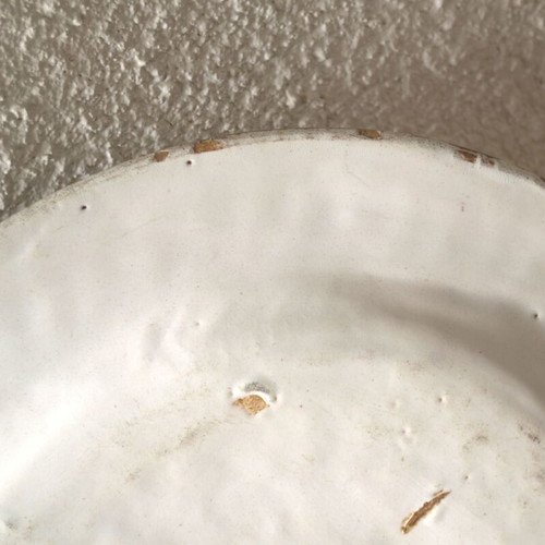 Μεγάλο Ιταλικό Πιάτο Maiolica μεταχειρισμένο, Σχολή Πάβιας 17ος-18ος αιώνας