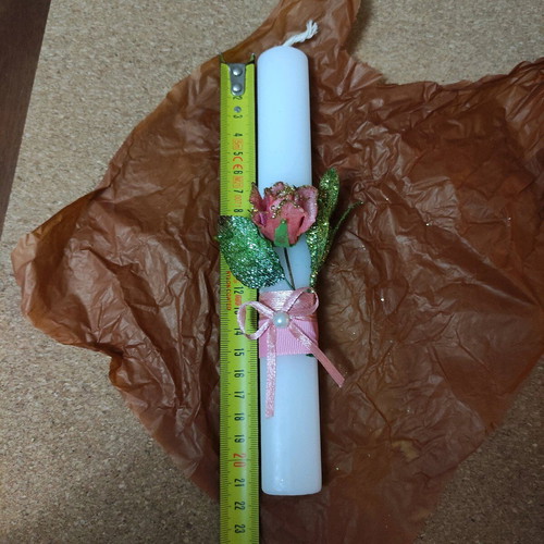 Easter candle new, approximately 21 cm