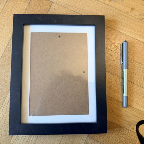 Photo Frame Set of 4 Modern Black Used for Gallery Wall