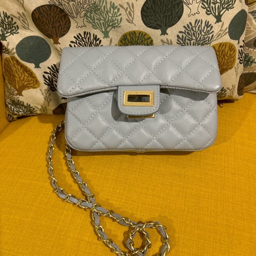 Blue mini bag