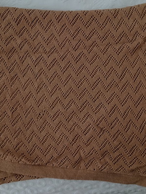 Sfera scarf like new, dark sand brown