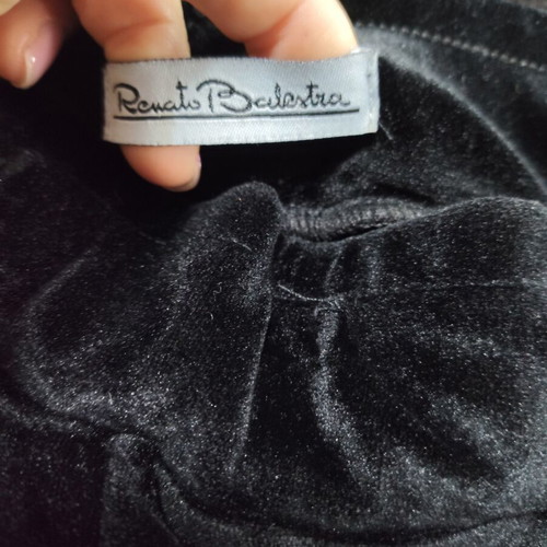 Renato Balestra Black Velvet Sweatpants like new, size M