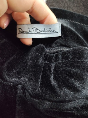 Renato Balestra Black Velvet Sweatpants like new, size M