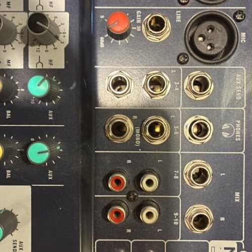 Soundcraft Notepad 102 mixer used, compact audio mixer