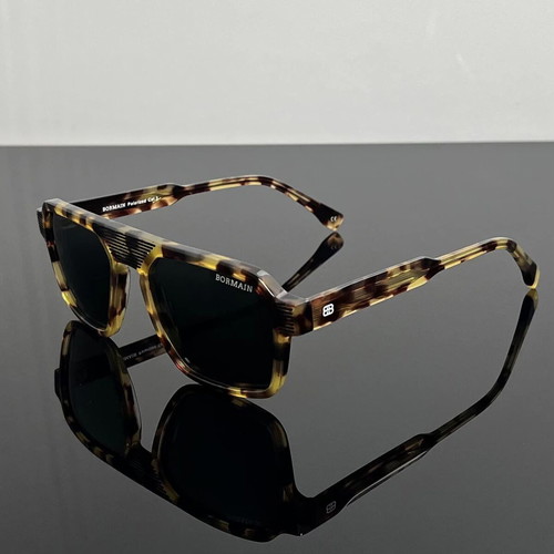 Bormain Tokyo Havana Grey Polarized Sunglasses New, UV400 Acetate