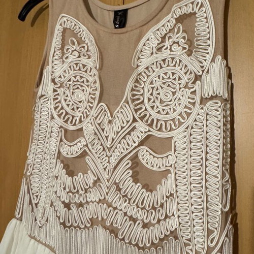 Airy dress new, broken white, size L/40/12