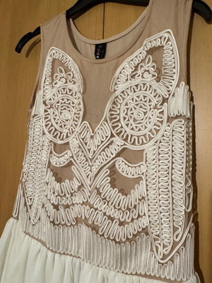 Airy dress new, broken white, size L/40/12