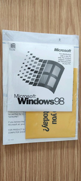 Microsoft Windows 98 Second Edition Αγγλικά Καινούργιο Σφραγισμένο