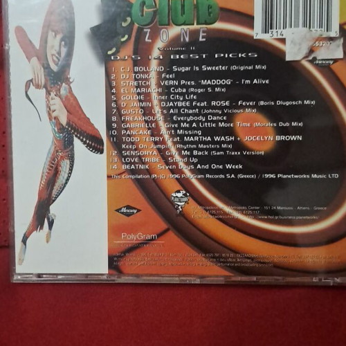 Club Zone Volume 2 CD like new, pop