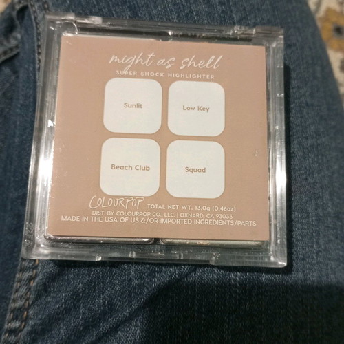 ColourPop highlighter palette slightly used
