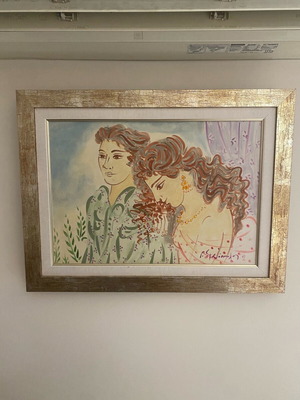 Stathopoulou painting like new 40cm x 60cm