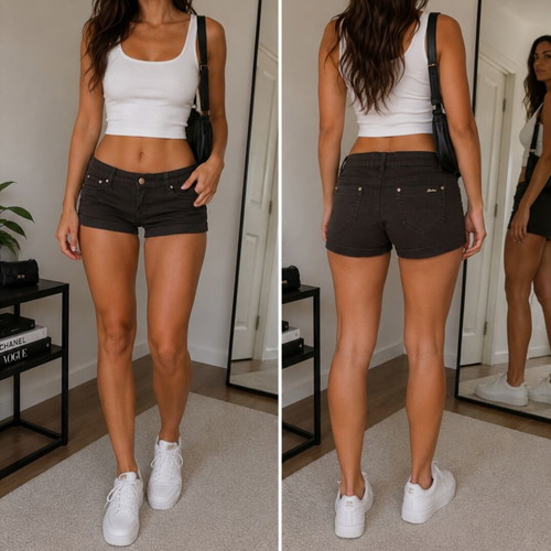 Adrexx women's shorts like new, size M, black