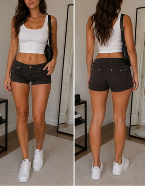 Adrexx women's shorts like new, size M, black