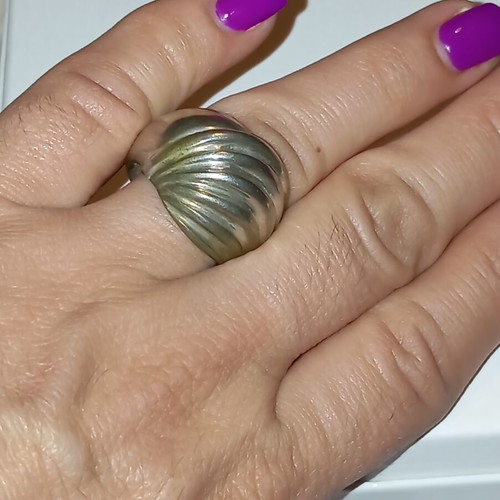 Silver ring 925 like new, size 63, 20 mm diameter