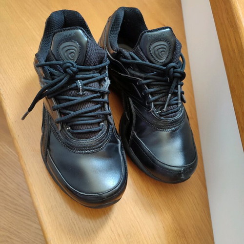 Reebok EasyTone black athletic shoes size 37, worn few times